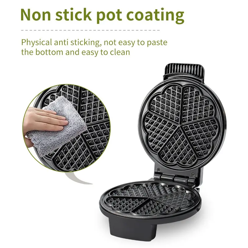 Proveedor de máquinas para hacer gofres con cuerpo de plástico resistente al calor 4