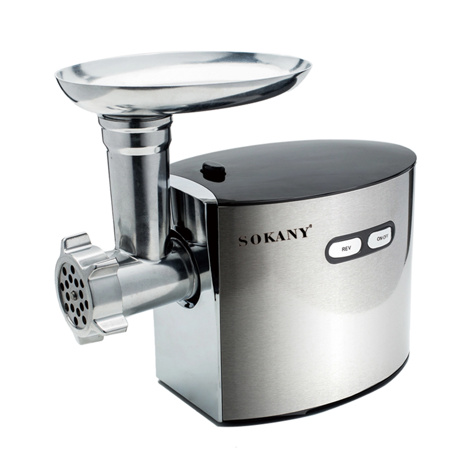 چرخ گوشت SOKANY SK-091 با کیفیت بالا با قدرت 2500 وات و بدنه استیل ضد زنگ 1