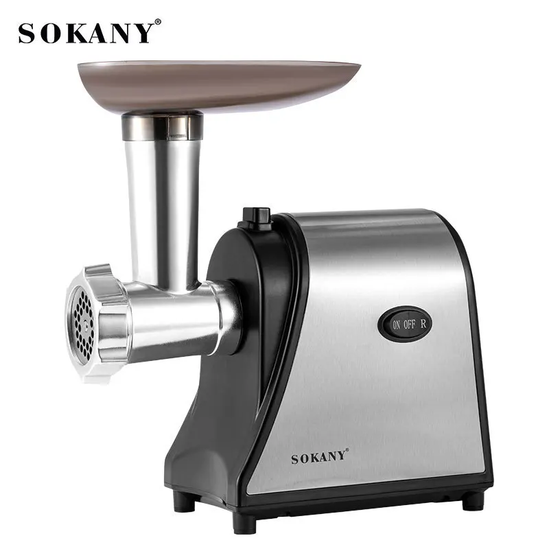 SOKANY SK-093 Paslanmayan Polad Korpus və 1500W Gücü olan Yüksək Keyfiyyətli Ətçəkən Maşın 1