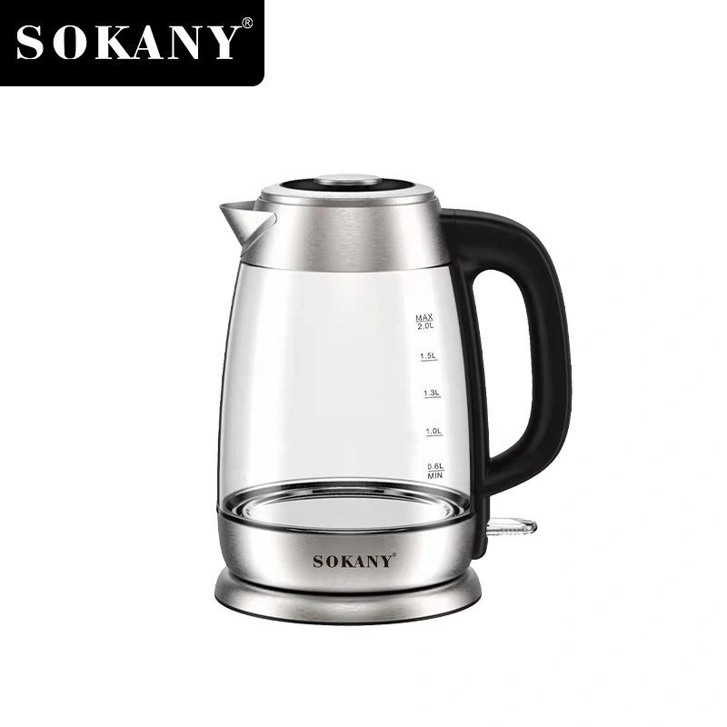 SOKANY SK-SH-1069 Elektrik Çaydanı 2000W Gücü və 2L Tutumu 1