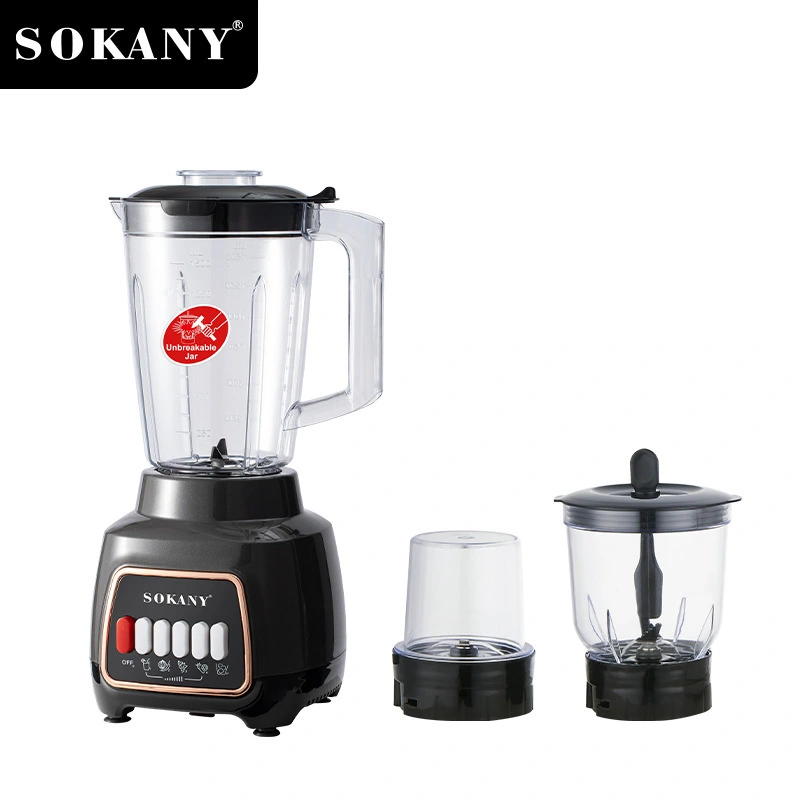 مخلوط کن SOKANY SK-03008 با شیشه نشکن و ظرفیت 1.5 لیتر 1