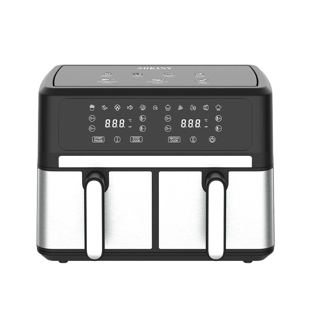 Реттелетін температура мен қызып кетуден қорғайтын SOKANY SK-10041 ауа қуырғыш 1