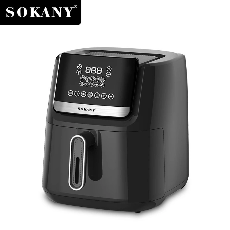 Аэрофритюрница SOKANY SK-10007 з рэгуляванай тэмпературай і абаронай ад перагрэву 1