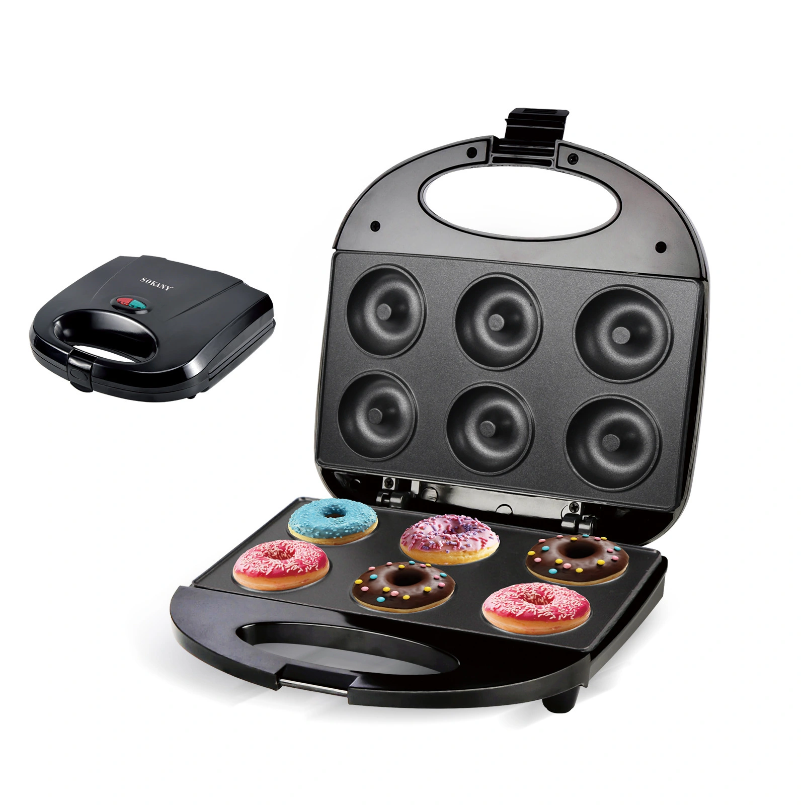SOKANY SK-BBQ-843 Compact Non-Stick Grill with Heat-Resistant Body 1