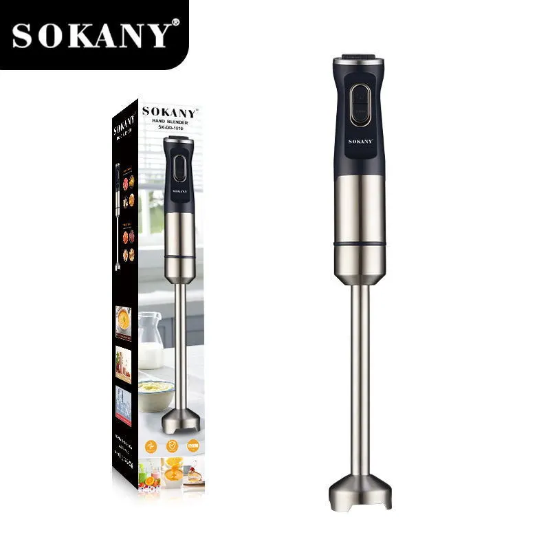 مخلوط کن دستی SOKANY SK-DD-1810 با تیغه فولادی ضد زنگ و قدرت 1200 وات 1