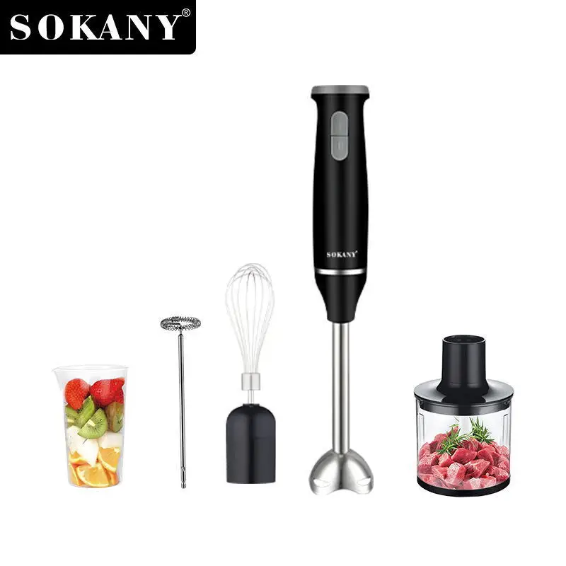 SOKANY SK-1714-5 Hand Blender with Stainless Steel Shaft and 800W Power 1