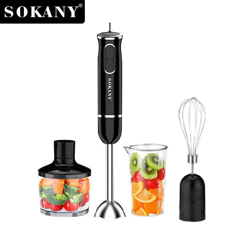 SOKANY SK-1721-4 400 Vt Güclü və Paslanmayan Polad Bıçaqlı Çoxfunksiyalı Qida Prosessoru 1