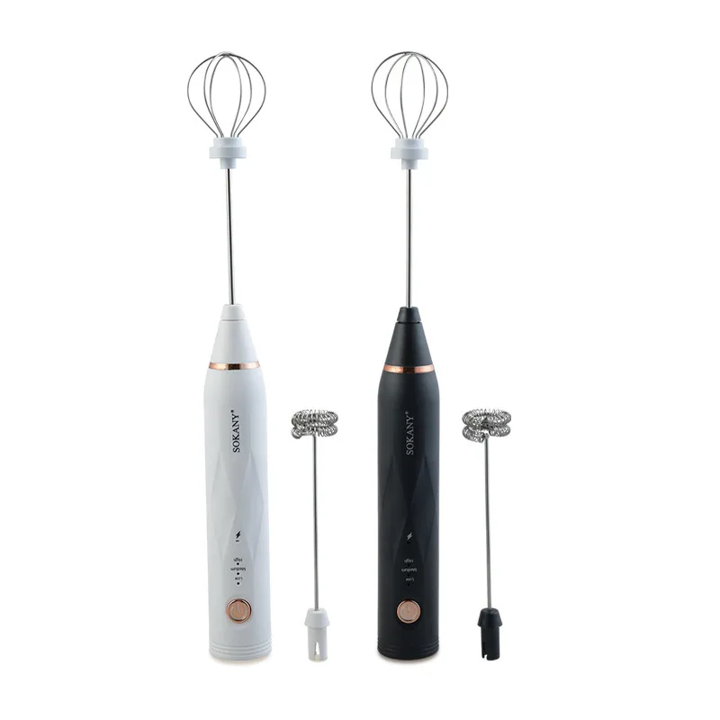 Mini batidora de mano SOKANY SK-201A | Batidor de acero inoxidable |  Configuraciones de 3 velocidades