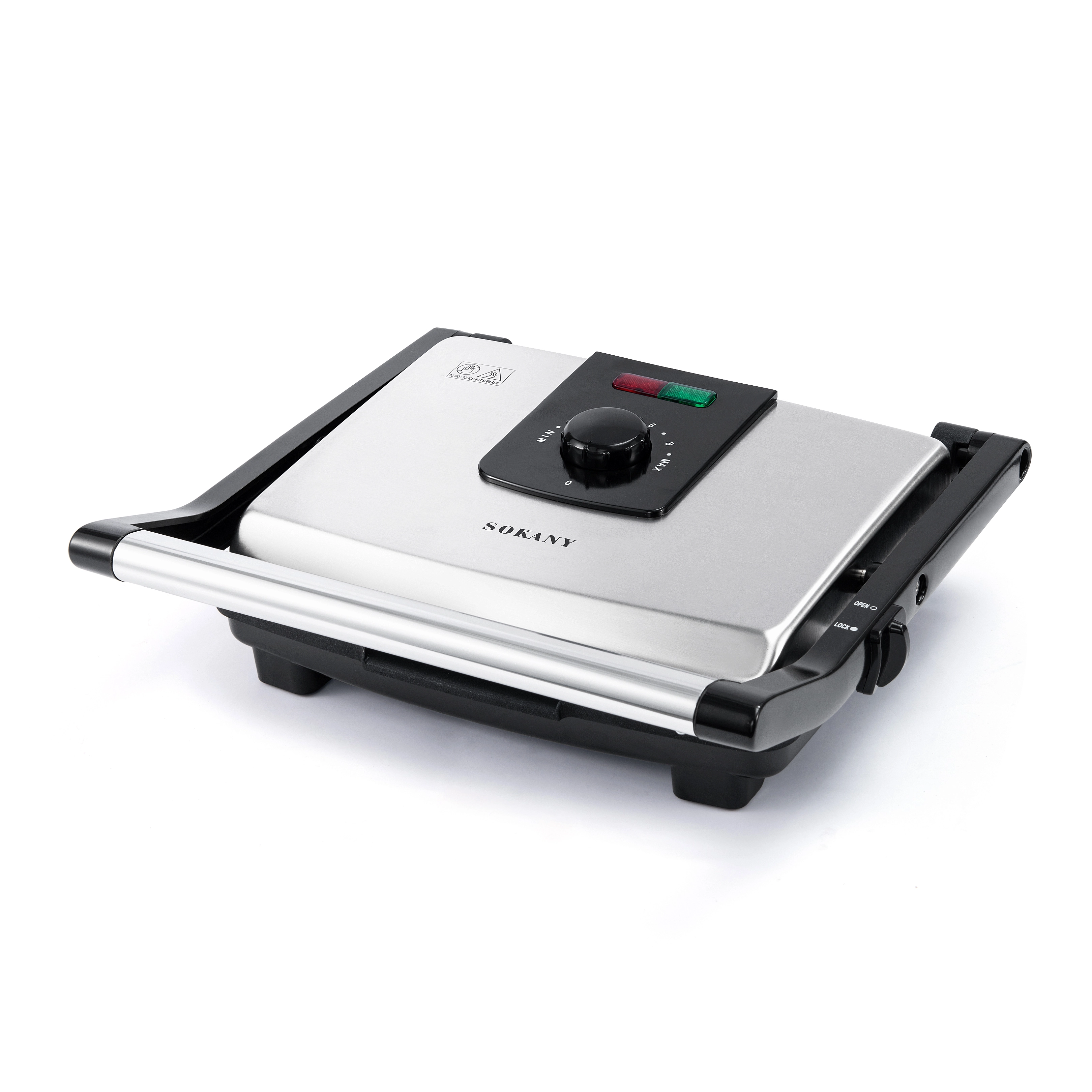 گریل برقی SOKANY KJ-202 با قدرت 2000 وات و صفحات روکش نچسب 1