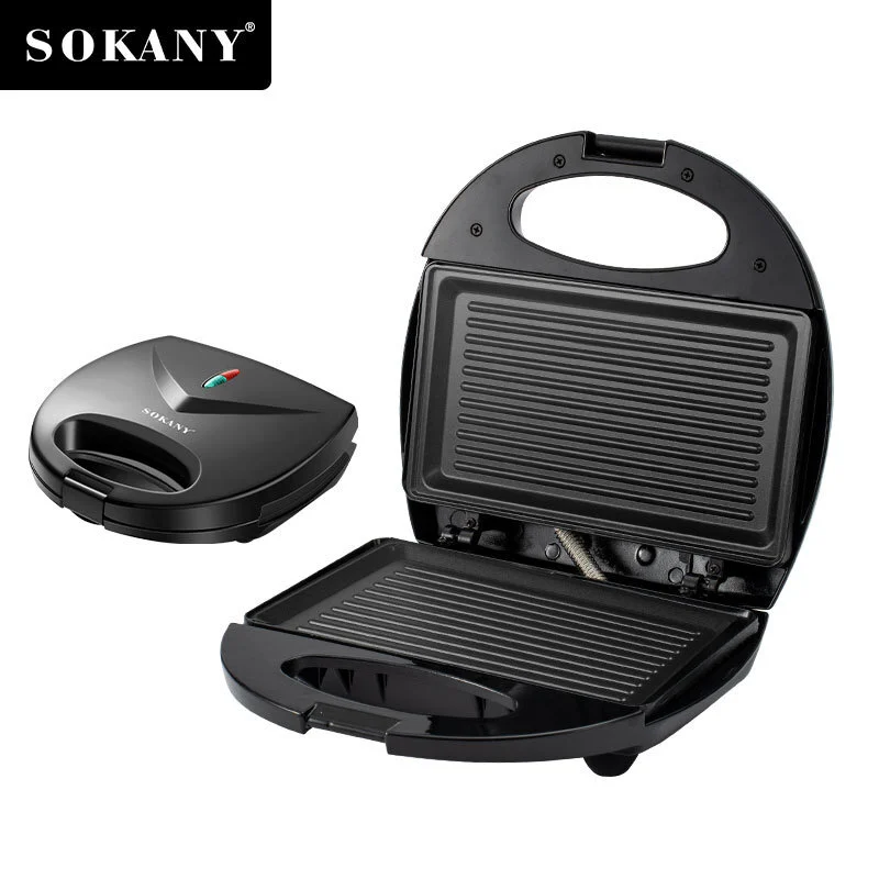 Кампактны антіпрігарная грыль SOKANY SK-BBQ-846 з тэрмаўстойлівым корпусам 1