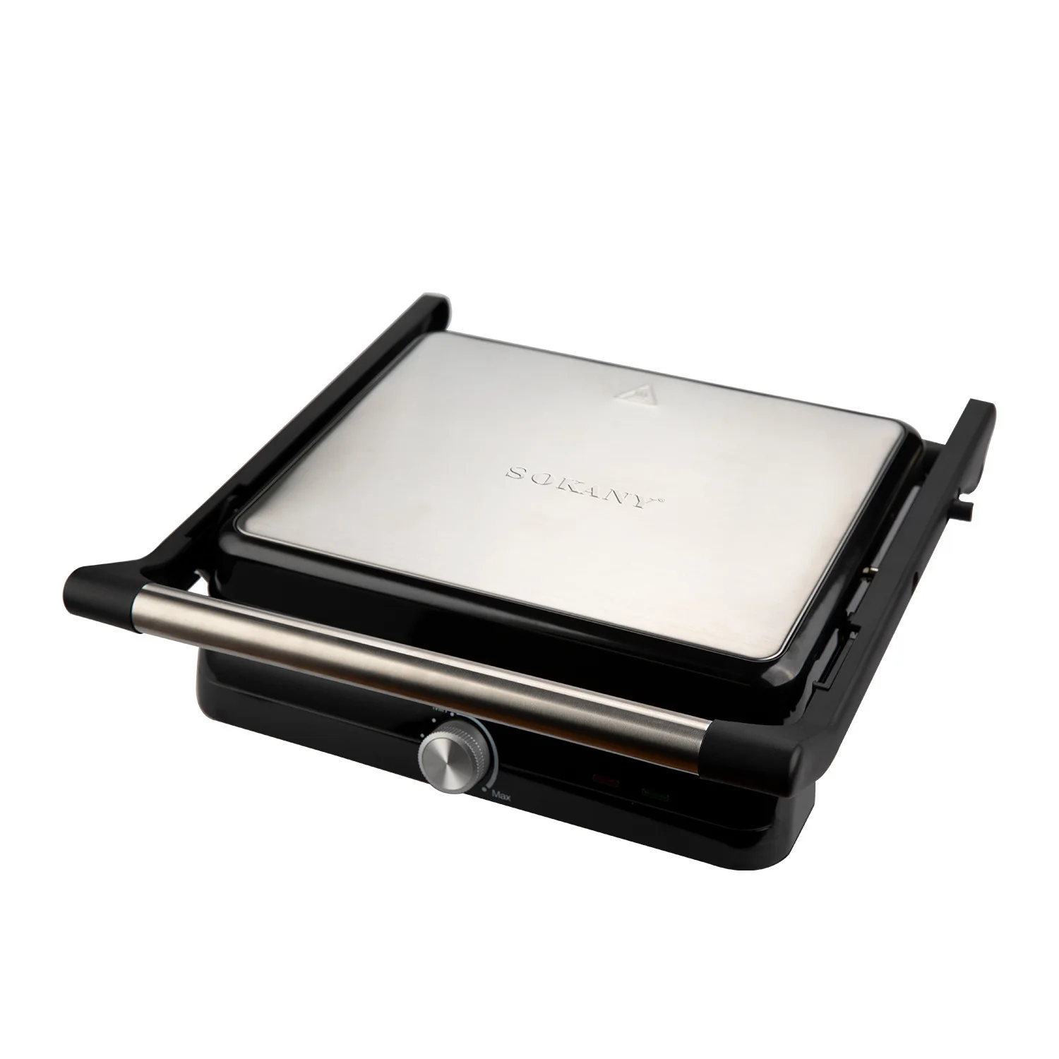 SOKANY SK-08047 Грили бисёрфунксионалӣ бо ҳарорати танзимшаванда ва рӯйпӯши тефлони часпак 1