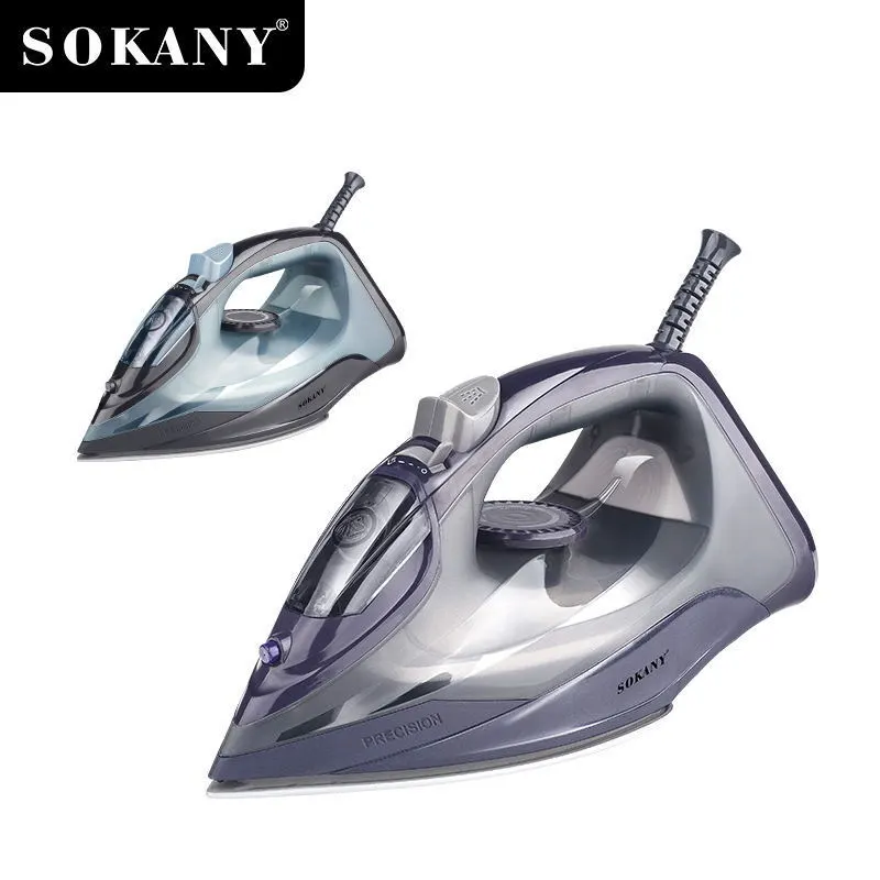 SOKANY SK-2071 Cord & Ferro da stiro a vapore senza fili con piastra in ceramica e ampio serbatoio dell'acqua 1