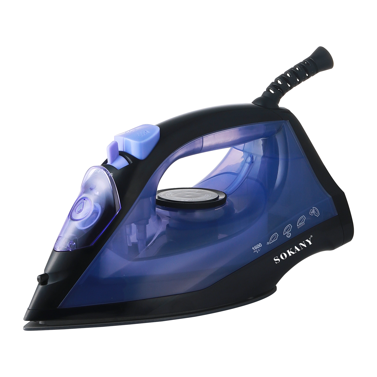 SOKANY SK-11004 бу үтік, табаны керамикалық және 190 мл су ыдысы 1