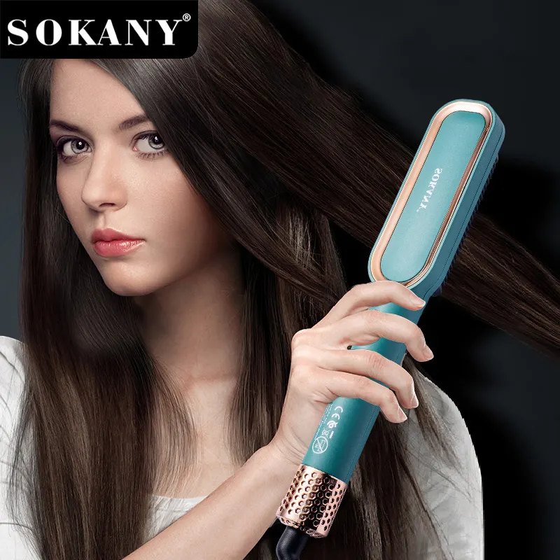SOKANY Hair Straightener Brush Company and the Rest Payment Before Shipment.) Hair Straightener Brush Company Wholesaler 3