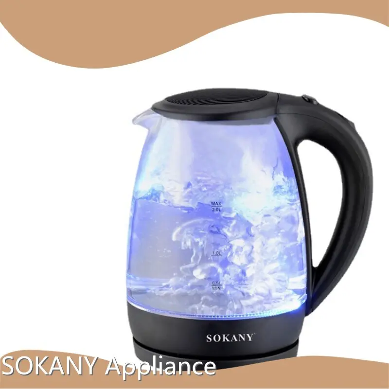 Electric Kettle Wholesale 360° Cordless Power Base for Ease of Use - - SOKANY 1