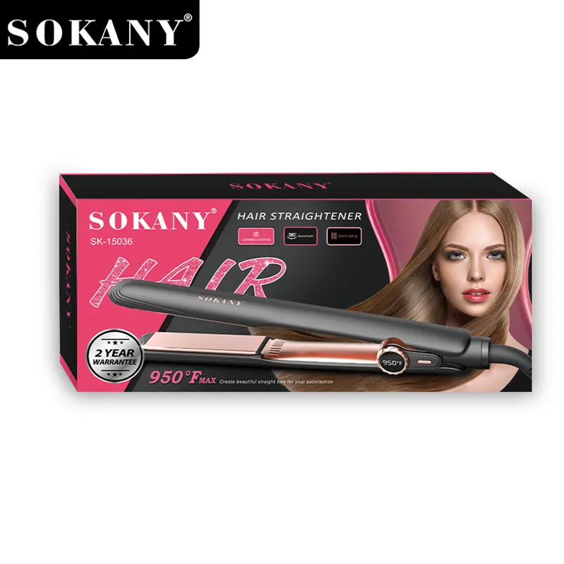 Hair Straightener Supplier EXW Yiwu by SOKANY 5