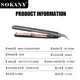 Hair Straightener Supplier EXW Yiwu by SOKANY 6