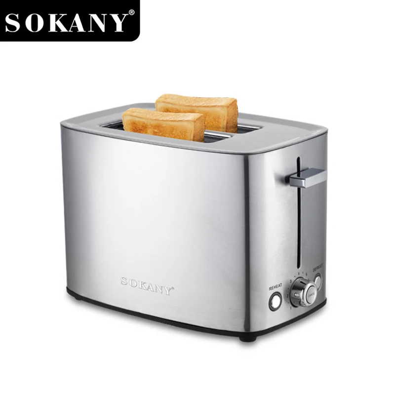 Sokany SK-08113 1000W切片烤麵包機，帶有雙面烤麵包和除霜模式 1
