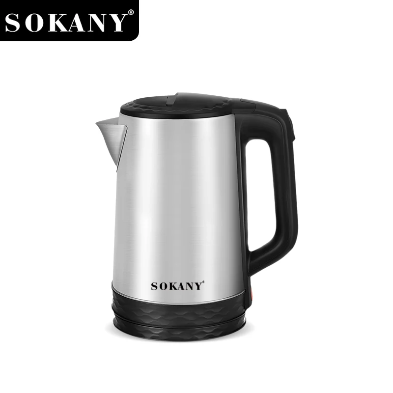 Sokany SK-09022 1500W 2.3L Çıxarıla bilən yuyula bilən filtr və su səviyyəsi göstəricisi olan elektrikli çaydan 1