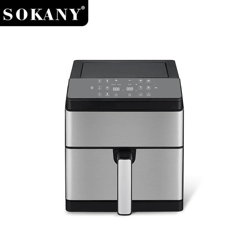 SOKANY SK-10044 Heißluftfritteuse mit einstellbarer Temperatur und Überhitzungsschutz 1