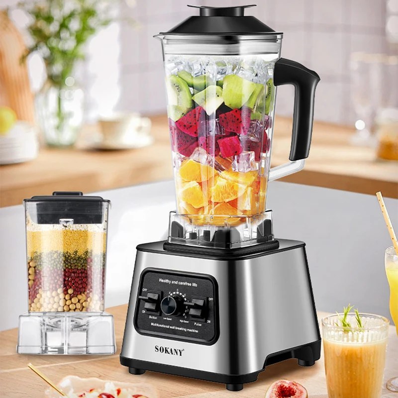 SOKANY SK-999 Multi-functional Food Processor with 6000W High