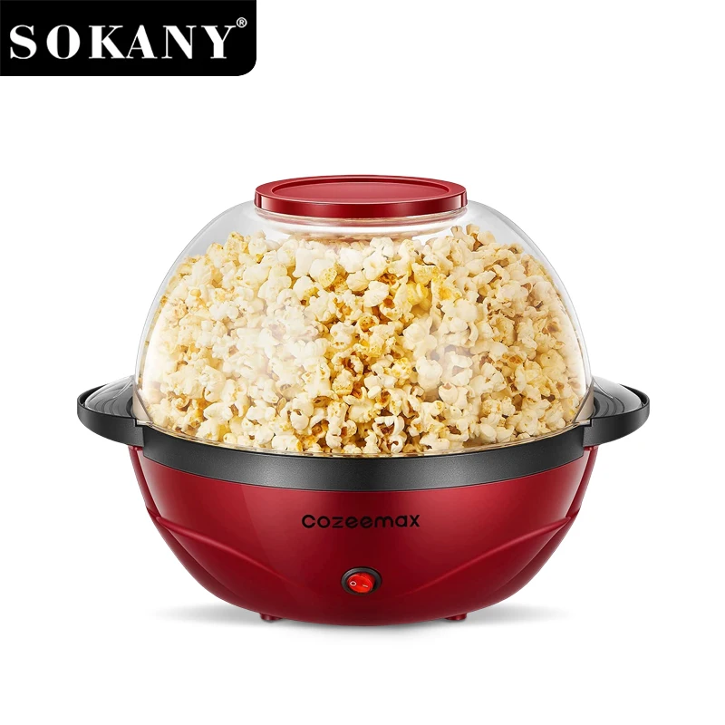 SOKANY SK-905 Popcorn Maker with Removable Non-Stick Plate and Dishwasher Safe Design 1