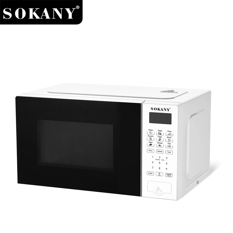 SOKANY SK-10018 1100W Microwave Oven with Pre-set Buttons, LED Display, and Child Lock 1
