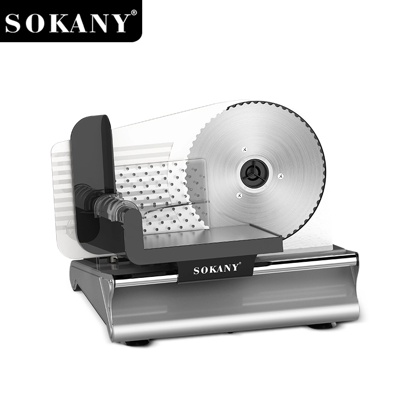 SOKANY SK-446 Stainless Steel Blade Food Slicer with Finger Protection 1