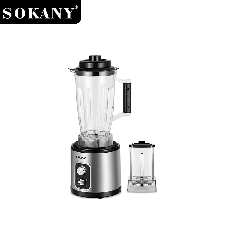 Sokany SK-6666 2-in-1 6600W pengisar pelbagai guna dengan cengkaman ergonomik dan bilah keluli tahan karat 1