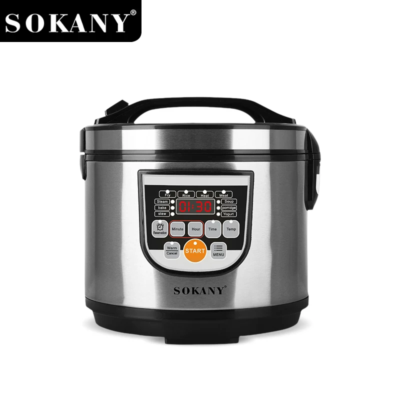 SOKANY  SK-07051 Digital Rice Cooker featuring One-Key Exhaust and Safety Valve Design 1
