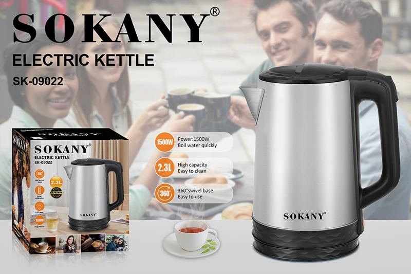 Hervidor Electrico Sokany Original 2.5L 1500W Hogar | &Eacute;xito