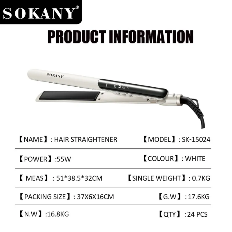 Hair Straightener Wholesale by SOKANY 4