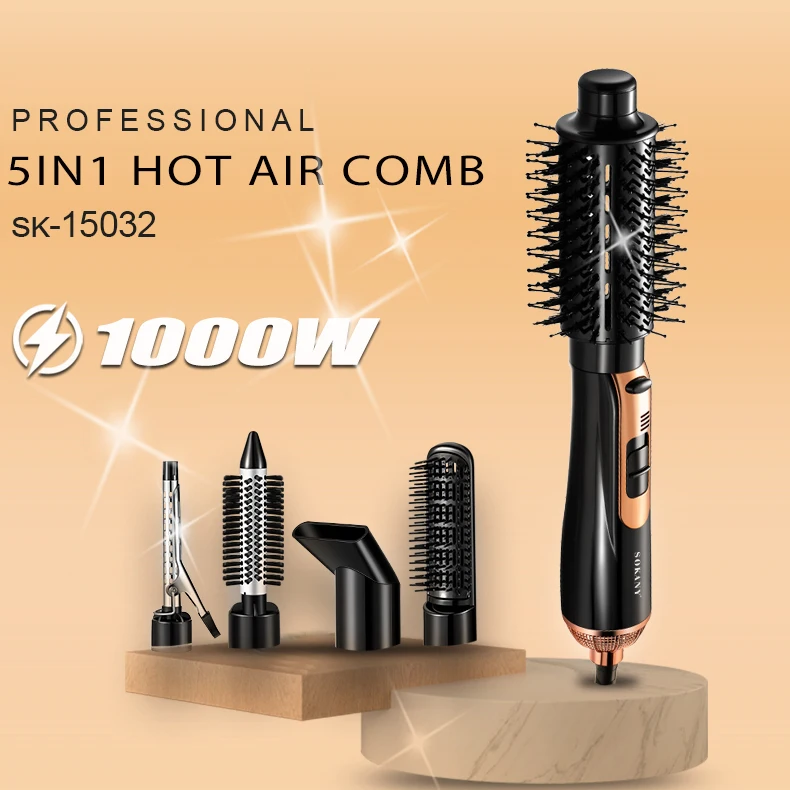 SOKANY - 1000W 5-in-1 Hot Air Comb Manufacturer & Supplier