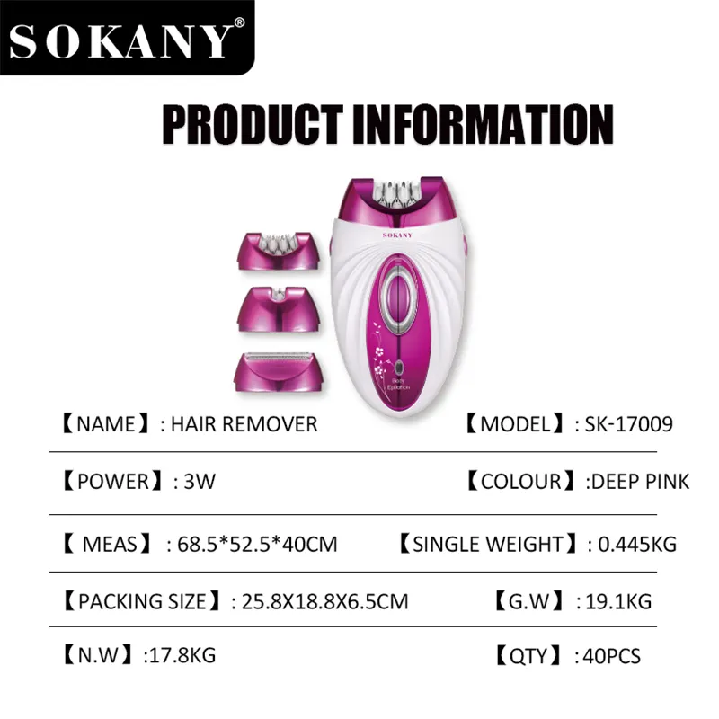 SOKANY Beauty Equipment Company Price List 4