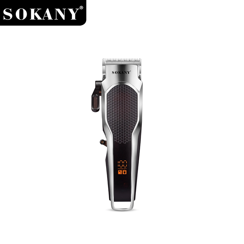 Sokany SK-LF-9936 Прафесійная прычоска для валасоў з літый-батарэяй 2000mah і галоўкай разрэза з нержавеючай сталі 1