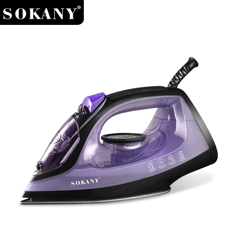 Sokkay Sk-11043 1800W bug 'temir va 360 daraja teri elektr shnuri bilan bug'langan temir 1