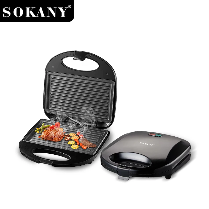 SOKANY  SK-08110 800W Grill Maker with Non-stick Coating and Heat-resistant Plastic Body 1