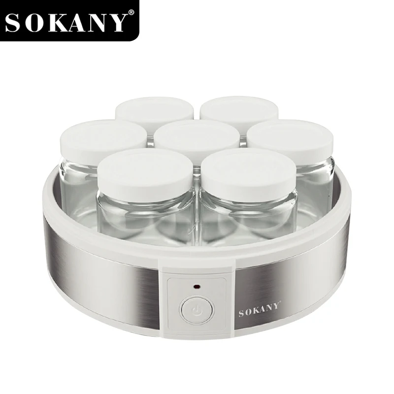 SK-08017 Multi-Flavor Split-cup Yogurt Maker 7 Jars 1