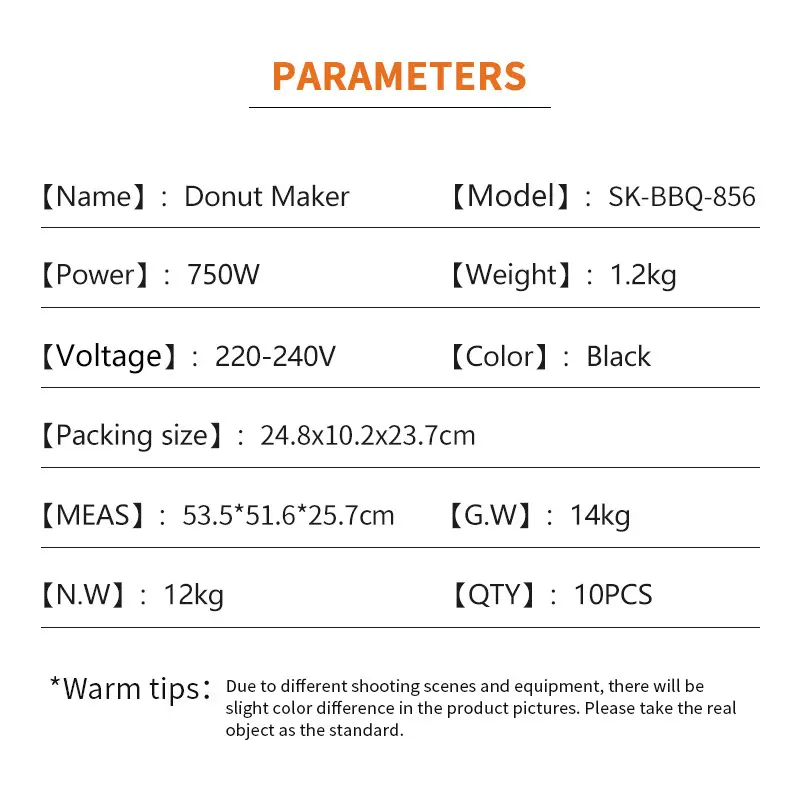 SOKANY Mini Donut Maker Price List 4