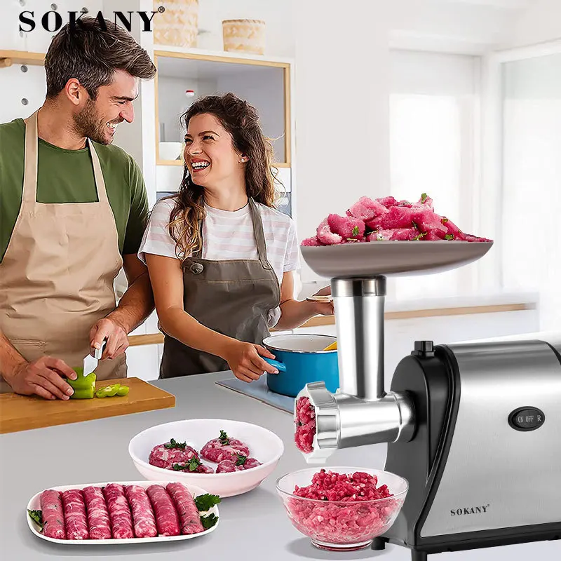 SOKANY SK-093 High-Quality Meat Grinder With Stainless Steel