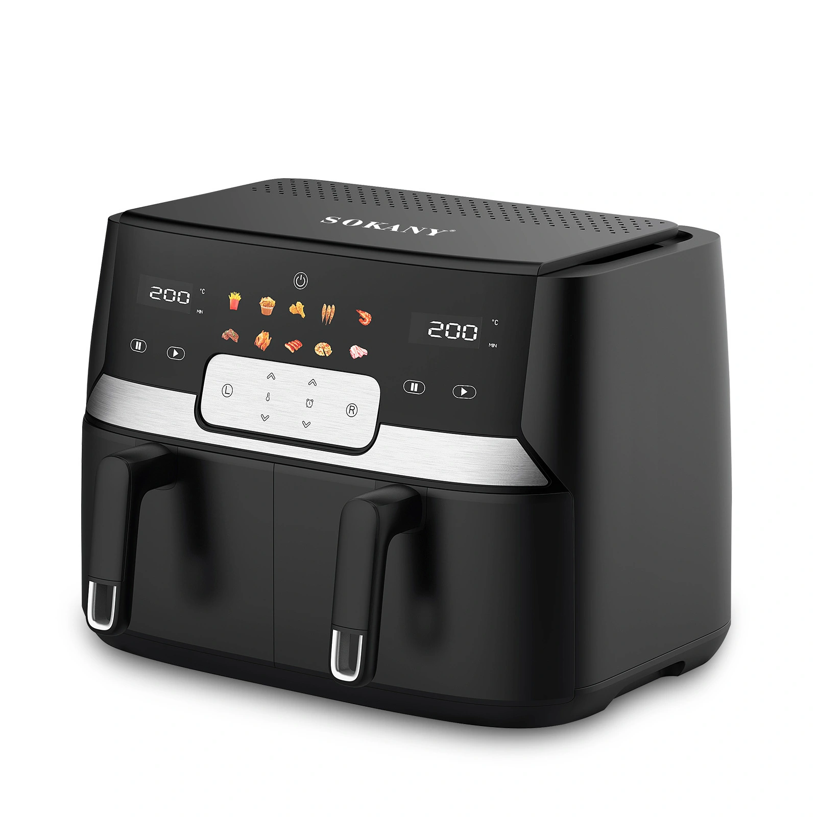 Fritadeira de ar SOKANY SK-ZG-8047 com temperatura ajustável e proteção contra superaquecimento 1