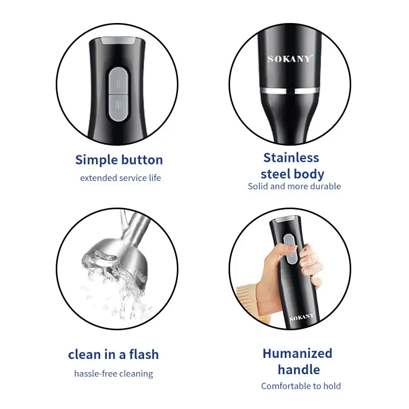 ხელის ბლენდერის გაყიდვა 400W მომწოდებლების საწყობში 4