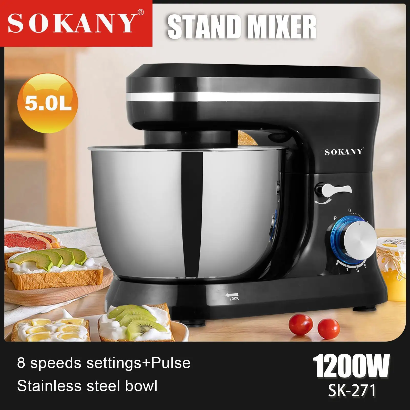 Продаж міксера кухоннай дапамогі - - Sokany 2
