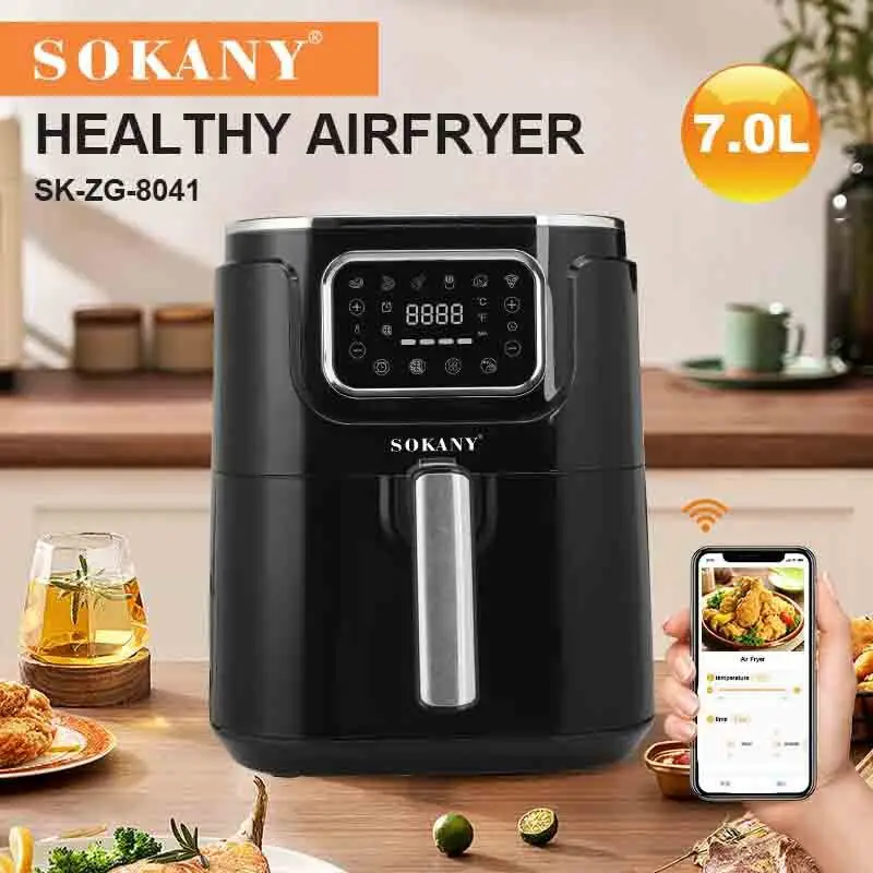 SOKANY SK-ZG-8041 Air Fryer | Adjustable Temperature | Overheating