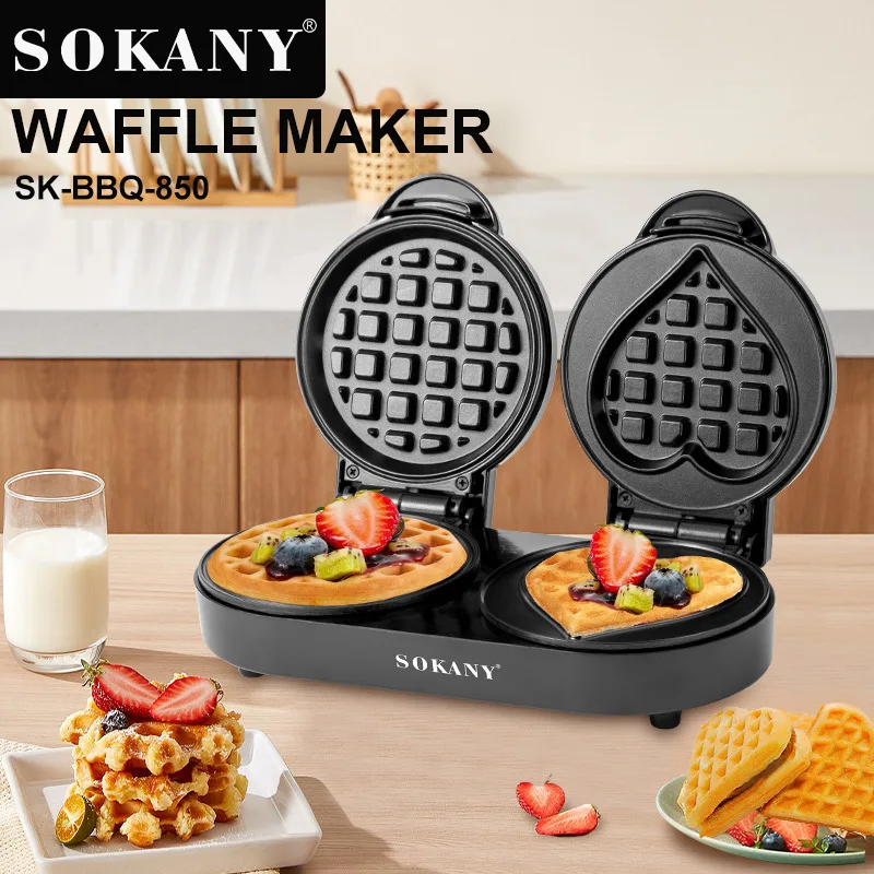 SOKANY SK-BBQ-850 Non-Stick Grill - Heat-Resistant Body | Compact