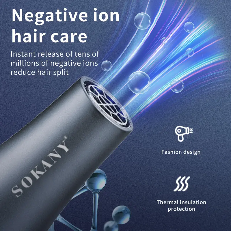 Products Hair Dryer Wholesale Delivers Smooth and Shiny Hair in Stock Supply 4