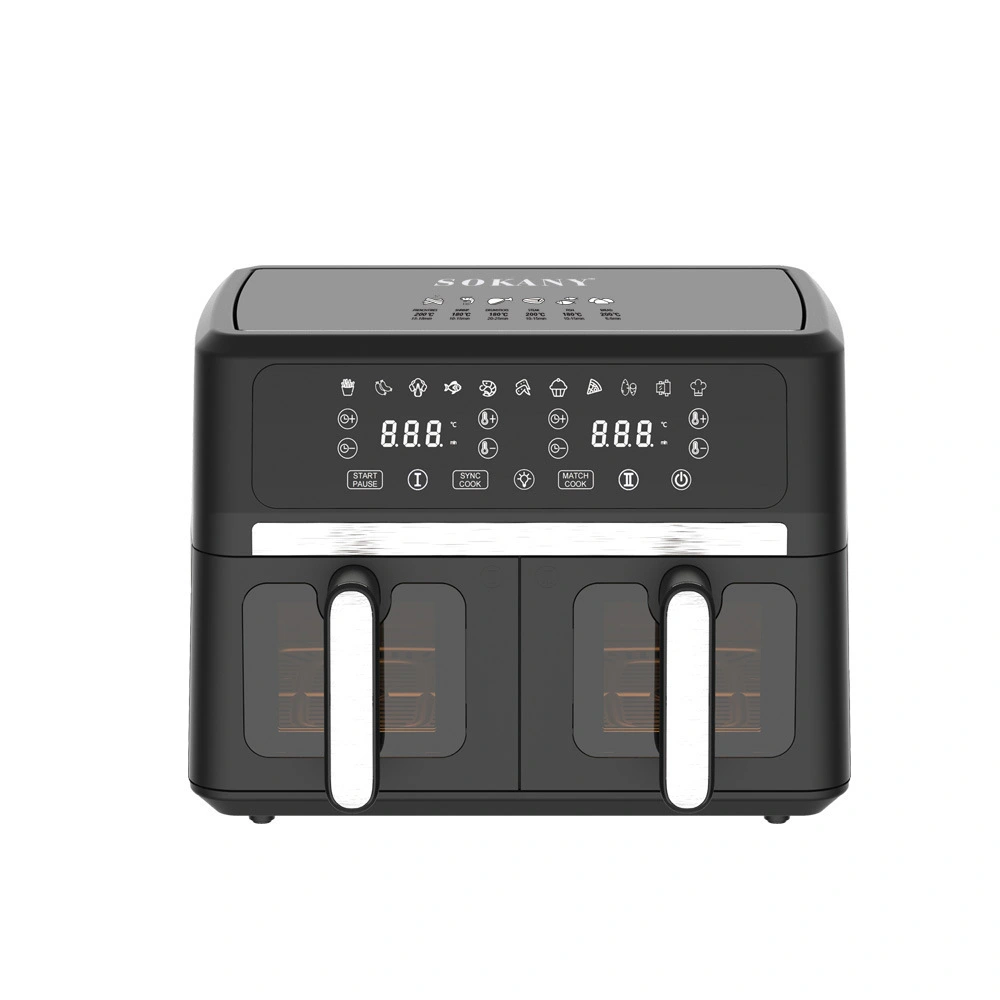Fritadeira de ar SOKANY SK-10055 com potência de 1500 W e temperatura ajustável 1