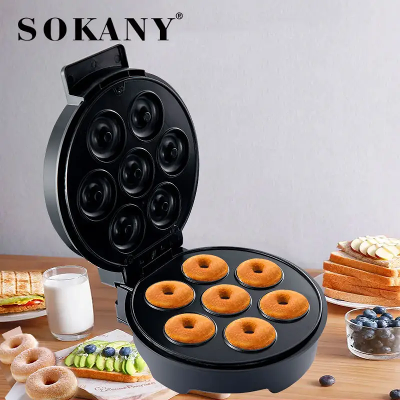 Mini Donut Factory Ningbo-ს არაწებოვანი საფარიანი ფირფიტა მარტივი დასუფთავებისთვის 6