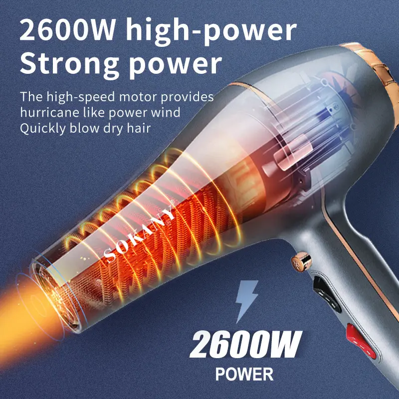 Products Hair Dryer Wholesale Delivers Smooth and Shiny Hair in Stock Supply 5