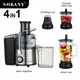 Sokany SK-4009 4-em-1 Multifuncionista multifuncional com motor de 800w e lâmina de aço inoxidável-1 4